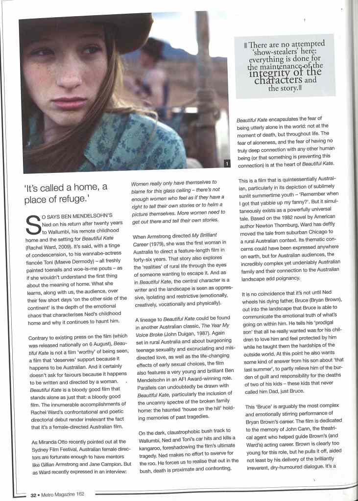 Metro Mag_Kate Article_SM_Page 1